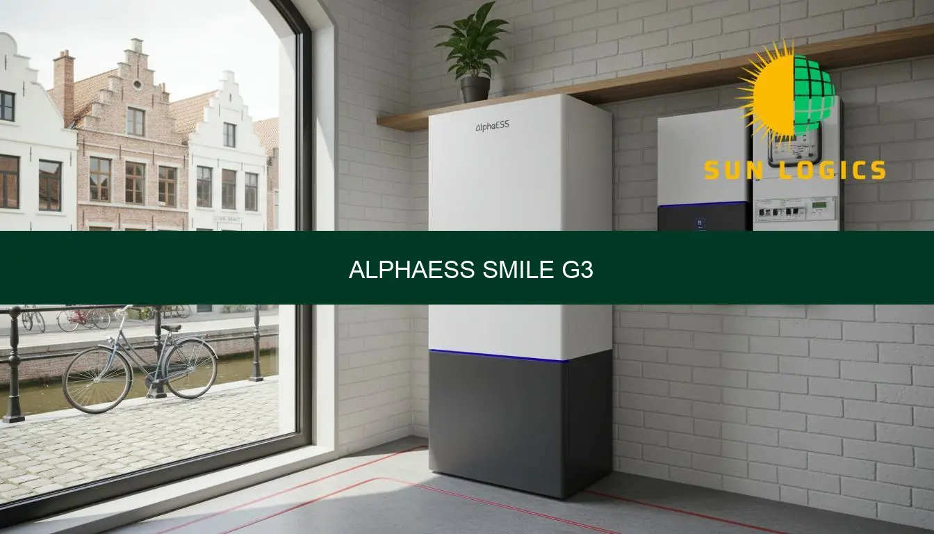 AlphaESS SMILE G3: prijs, werking en installatie bij Sun Logics