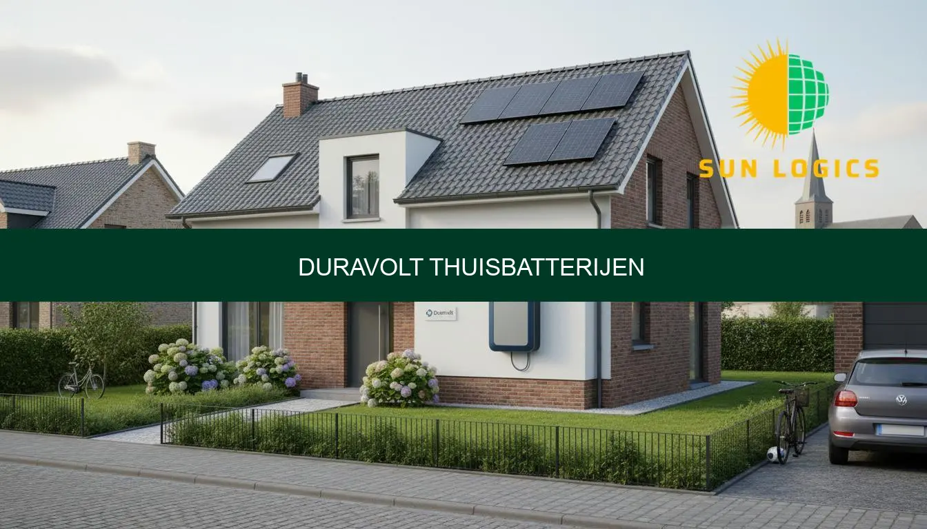 Duravolt thuisbatterijen: prijs, werking en advies