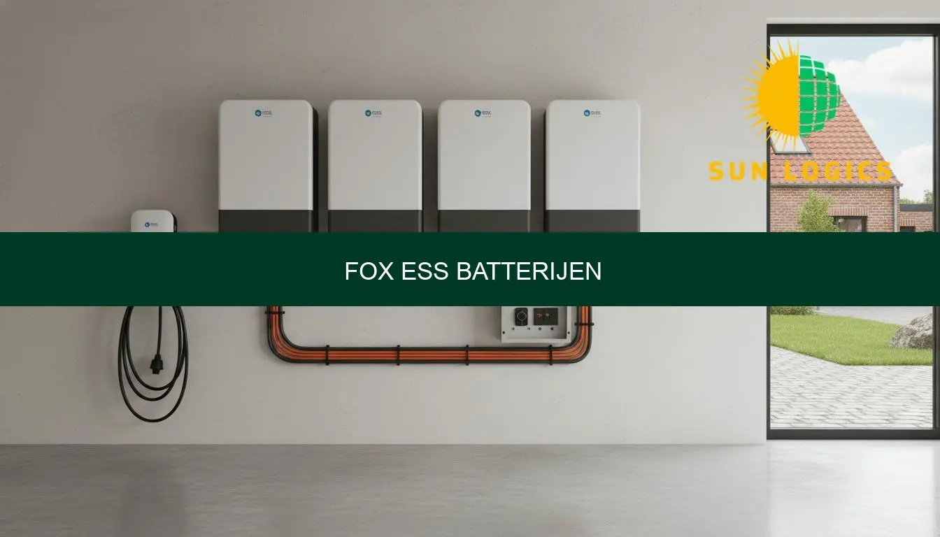 Fox ESS batterijen: prijs, modellen en offerteradvies