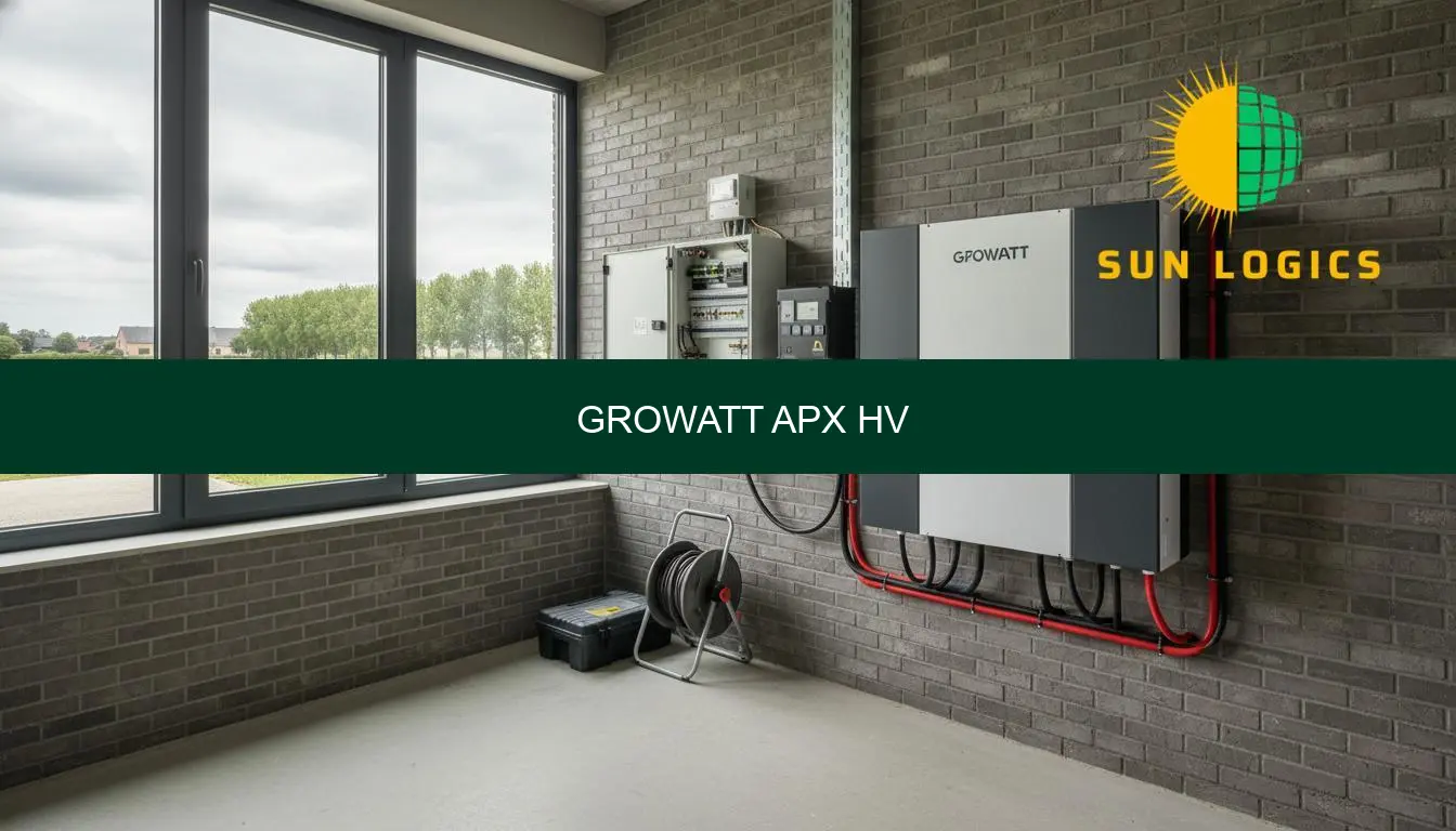 Growatt APX HV: prijs, werking en professioneel advies van Sun Logics