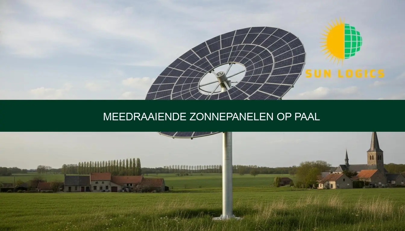Meedraaiende zonnepanelen op paal: prijs, werking en advies Sun Logics