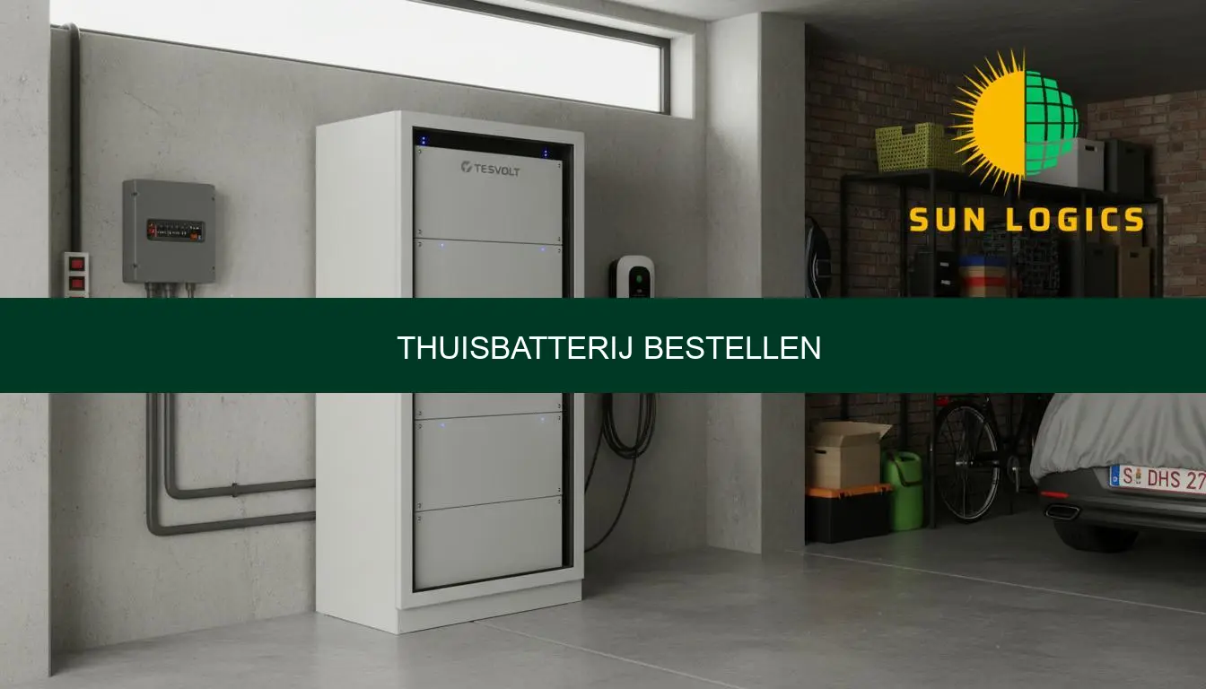 Thuisbatterij bestellen: prijs, advies en offertes | Sun Logics