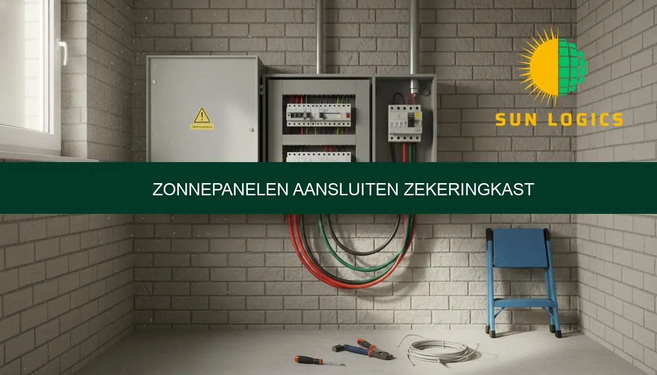 Zonnepanelen aansluiten zekeringkast: veilig en AREI-conform met Sun Logics