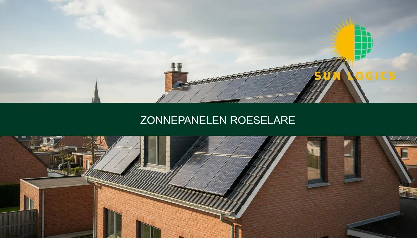 Zonnepanelen Roeselare: prijs, premies en offertes Sun Logics