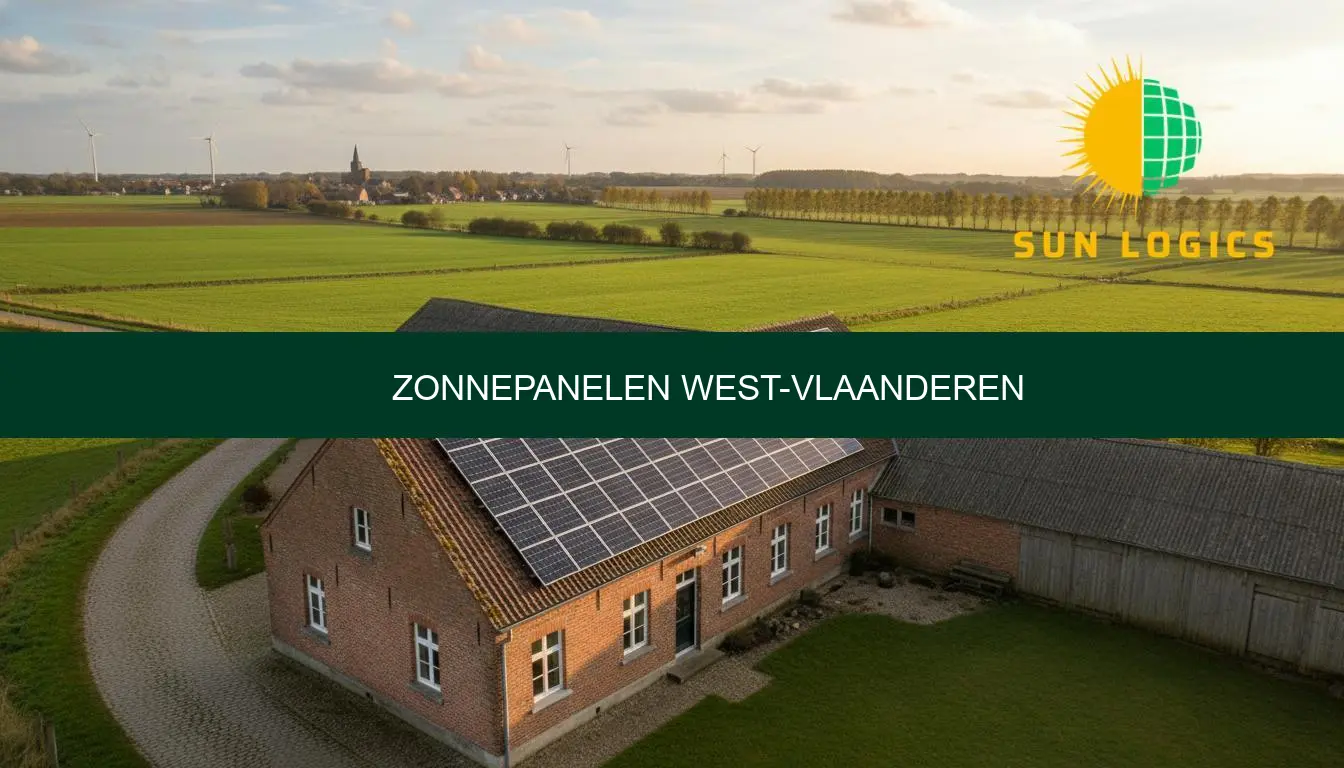 Zonnepanelen West-Vlaanderen: prijs, premie en offertes Sun Logics